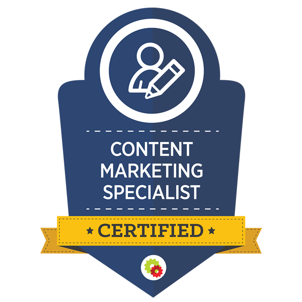 HandsOff Marketing Content Marketing Certification Badge